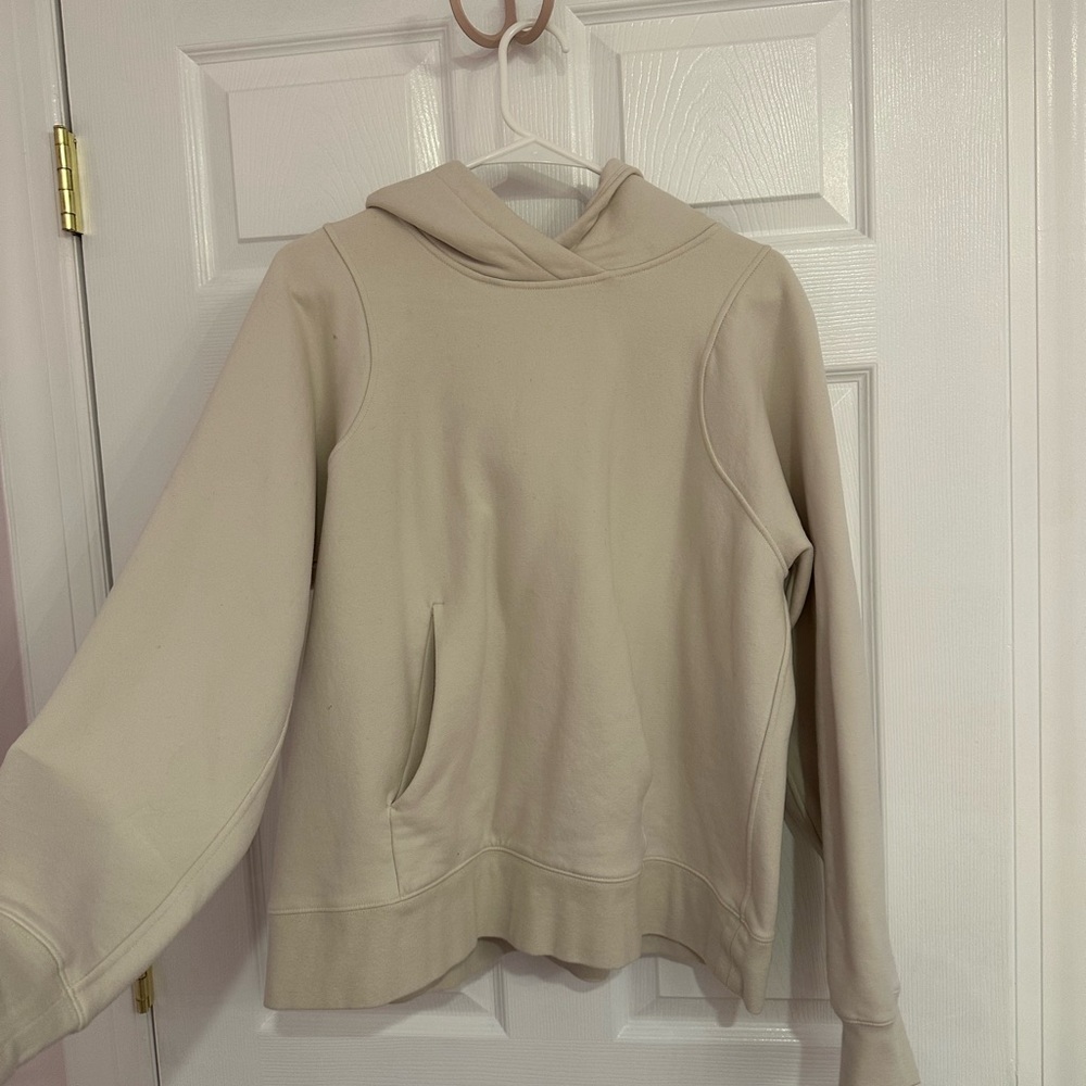 Lululemon Loungeful hoodie. Beige size 12